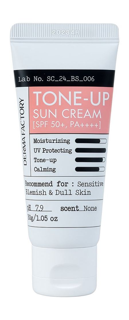 Derma Factory Tone-Up Sun Cream Light Sun Essence SPF 50+ PA++++