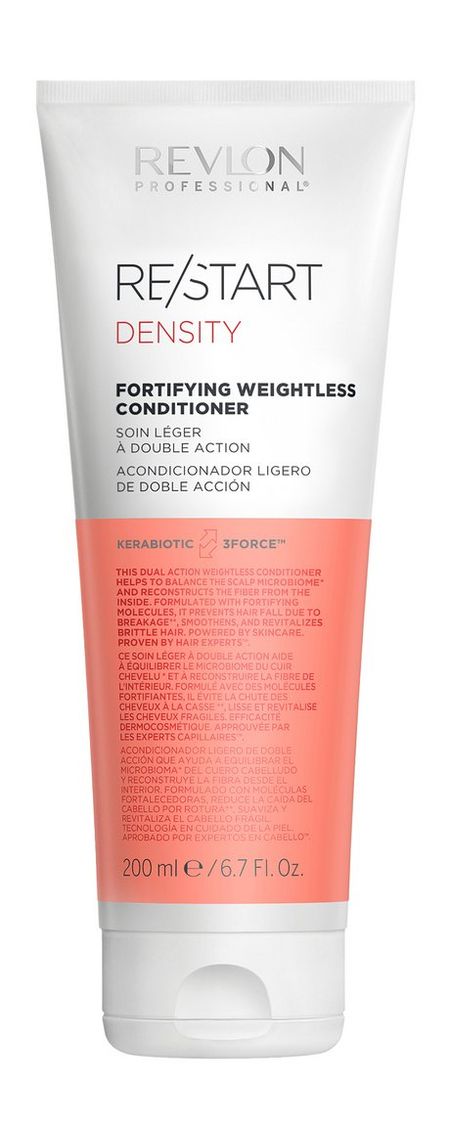 Revlon Professional Restart Density Weightless Fortifying Conditioner кондиционер для волос revlon professional укрепляющий невесомый кондиционер restart density weightless fortifying conditioner