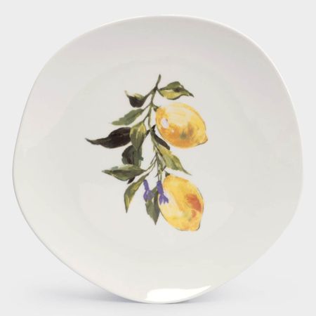Тарелка обеденная 26 см белая лимоны тарелка обеденная кулинарк белая спираль 26 5 см