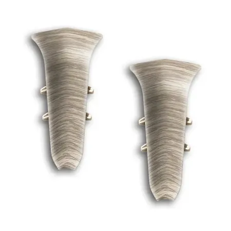 Угол внутренний для плинтуса Ideal «Дуб Дон» высота 70 мм 2 шт. плинтус ideal пвх дуб чедер 2200x70x22 мм