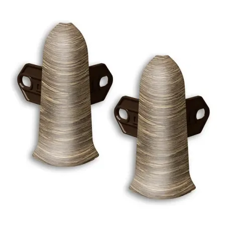 Угол наружный для плинтуса Ideal «Дуб Хартли» высота 70 мм 2 шт.