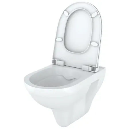 Унитаз подвесной Stark Kirovit без ободка держателей для губки рыжий кот 2шт 5х5х3см подвесной нерж   серебро