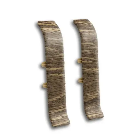 Соединитель для плинтуса Ideal «Дуб Хартли» высота 70 мм 2 шт.