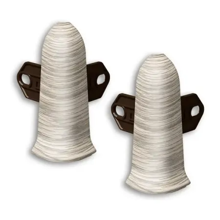 Угол наружный для плинтуса Ideal «Сосна Пьяве» высота 70 мм 2 шт.