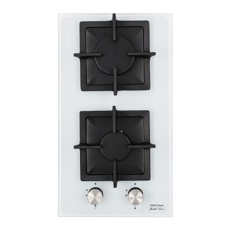 Варочная панель газовая Krona Calore 30 2 конфорки белая