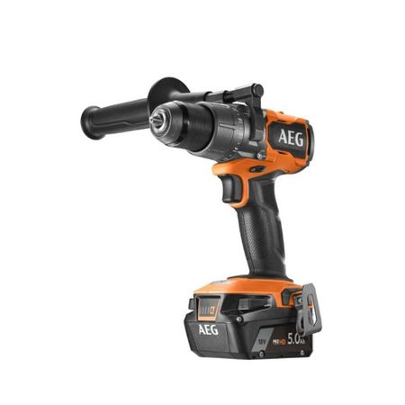 Дрель-шуруповерт ударная аккумуляторная бесщеточная AEG Проф BSB18C3BL-502C 18 В 5 Ач Li-Ion 2 АКБ и ЗУ (15620539)