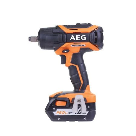 Гайковерт ударный аккумуляторный бесщеточный AEG Проф BSS18MTF12BL-402C 18 В 4 Ач Li-Ion 2 АКБ и ЗУ (19308258) бесщеточный двигатель bldc micro 1632