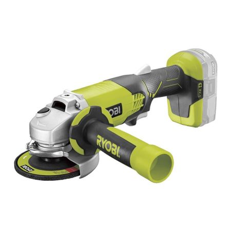 Шлифмашина угловая аккумуляторная Ryobi One+ R18AG-0 d115 мм без АКБ и ЗУ (15278293) адаптер для аккумулятора ryobi 18в к пылесосу dyson v6 v7 v8 bside