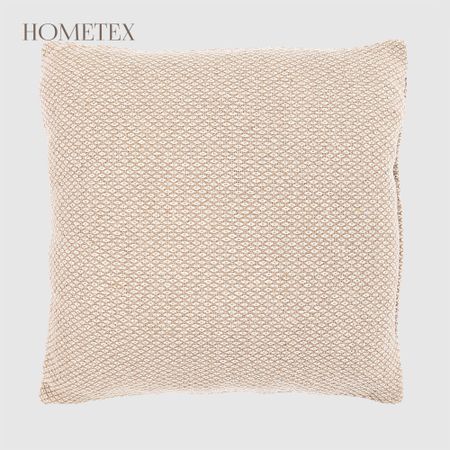 Подушка декоративная Hometex даймонд 45x45 см бежевая декоративная подушка полиэстер хлопок winter plant 40x40 45x45 50x50 60x60 см