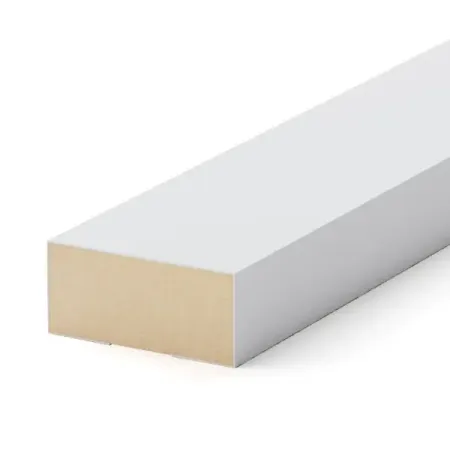 Декоративная панель 3D Stella Эко прямоугольник МДФ цвет белый 2800x27 мм 1 шт