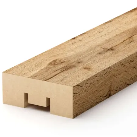 Декоративная панель 3D Stella Бриона прямоугольник МДФ цвет пекан 2700x40 мм 1 шт