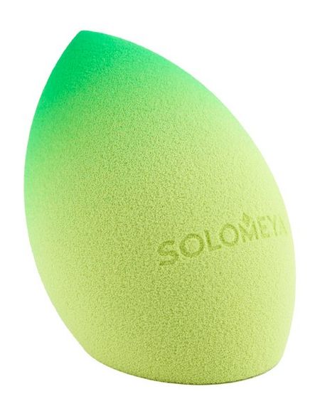 Solomeya Flat End Blending Sponge Green Gradient