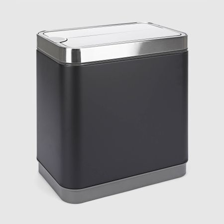 Мусорный бак Java сенсорный чёрный 12 л 34x22x35 см