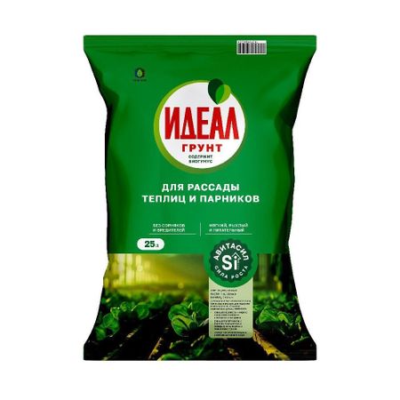 Почвогрунт Идеал для рассады 25 л почвогрунт любо зелено для рассады 10л
