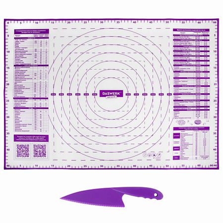 Набор столовых приборов DASWERK Коврик силиконовый для выпечки силиконовые рукавицы для выпечки