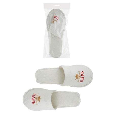 Тапки для бани и сауны Eva с вышивкой 