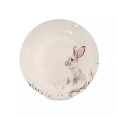 Тарелка закусочная Anna Lafarg кролик в цветах 20 см тарелка закусочная anna lafarg ray 21 см золотистая