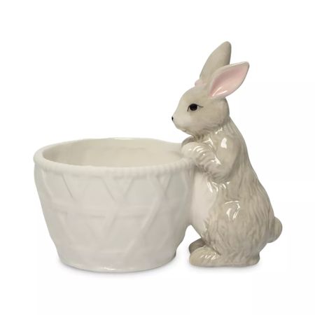 Конфетница Anna Lafarg кролик с корзинкой 12х16 см