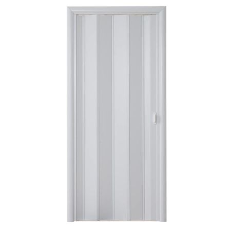 Дверь раздвижная гармошка 690-840x2020 мм белый матовый