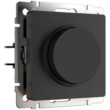 Диммер Werkel встраиваемый черный матовый поворотно-нажимной (a069583)