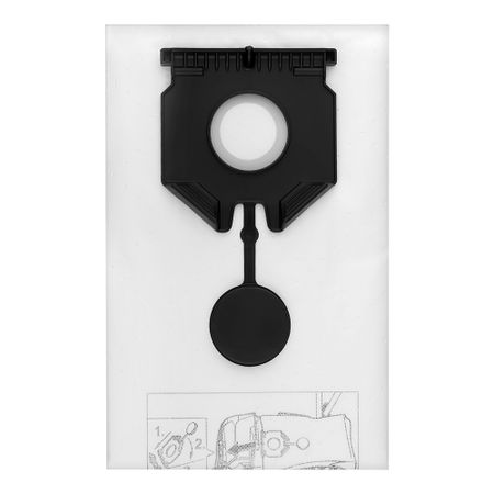 Мешок для пылесоса Karcher 30 л к модели NT 30/1 флис (5 шт.) (2.889-154.0)