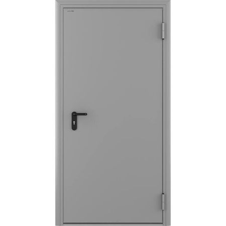 Дверь техническая DoorHan ДТ-60 глухая правая серый RAL 7035 980х2050 мм приемник doorhan transmitter pro 2 433 мгц 2 канала