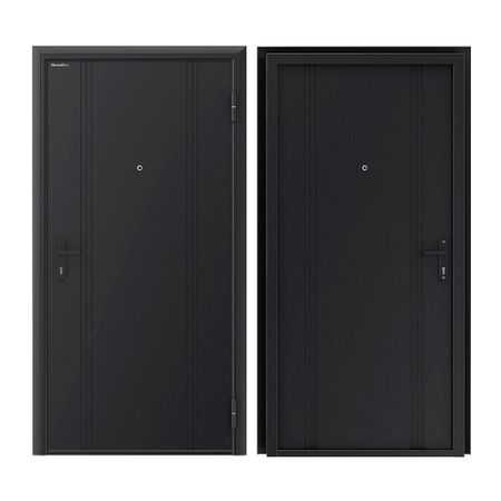 Дверь входная DoorHan Эко правая серый букле - серый букле 880х2050 мм приемник doorhan transmitter pro 2 433 мгц 2 канала