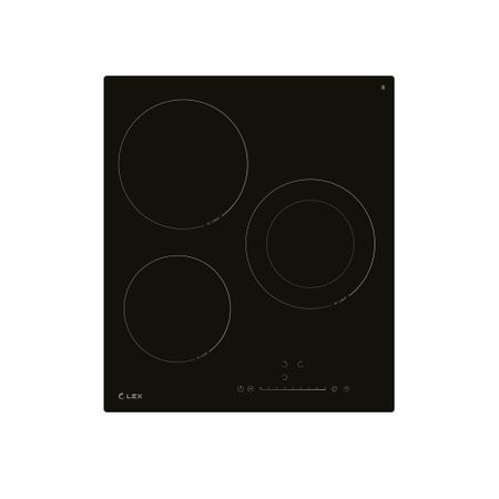 Варочная панель электрическая Lex EVH 431A BL 3 конфорки черная