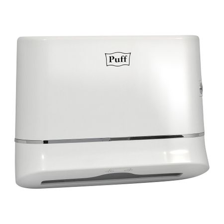 Диспенсер Puff для бумажных полотенец пластик белый (5135) полка для бумажных полотенец todelia вертикальная 130х155х280мм