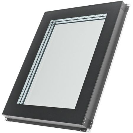 Окно мансардное ПВХ 640х850 мм глухое из профиля Rehau с комплектующими 2 шт наклейка на интерьер автомобиля виниловая наклейка на окно автомобиля для ford mustang