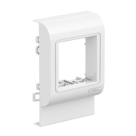 Рамка для кабель-канала DKC Brava PDA-BN 100 белая 2 модуля (10453DIY) коническая шестерня латунная 0 3 модуля 8 зубов