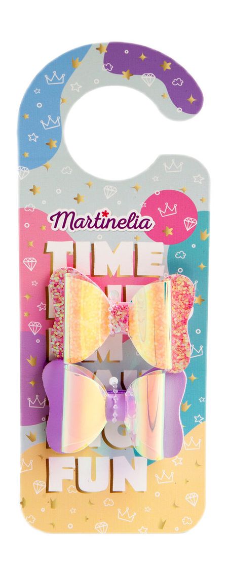 Martinelia Hair Clips Set 6 шт мини украшения для метлы красная веревка легкие соломенные метлы подвески украшения для костюмированной вечеринки хэллоуина