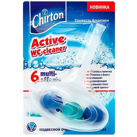 Освежитель воздуха CHIRTON Гигиенический блок для унитаза Свежесть Атлантики освежитель для помещений chirton морская свежесть 300 мл