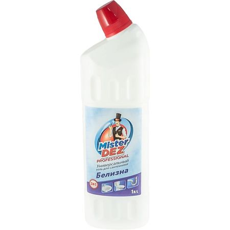 Гель для уборки MISTER DEZ PROFESSIONAL Универсальный гель для сантехники (белизна) силиконовые прокладки для сантехники 10 шт