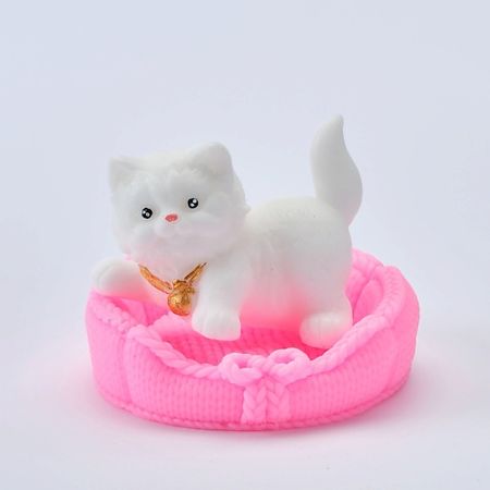 Мыло твердое SKUINA Мыло ручной работы Котик на лежанке мыло твердое skuina мыло котик потягушки