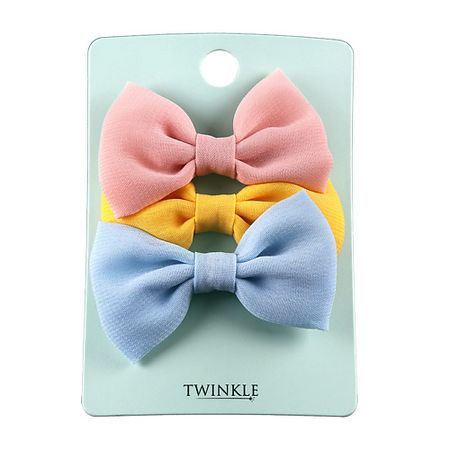 Набор заколок для волос TWINKLE Заколки бантики мини бантики котенок miniso