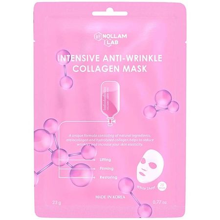 Маска для лица NOLLAM LAB Nollam Lab Корейская коллагеновая тканевая маска против морщин
