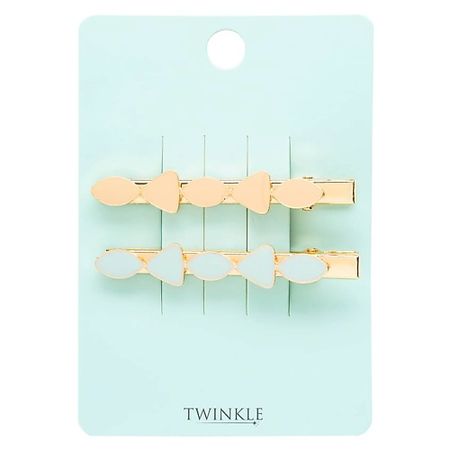 Набор заколок для волос TWINKLE Заколки для волос GEOMETRIC MINT AND BEIGE