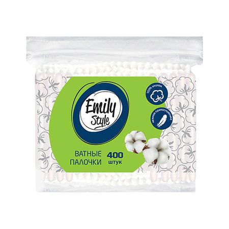 Ватные палочки EMILYSTYLE Ватные палочки пакет с зиплоком хорус пакет 1 гр