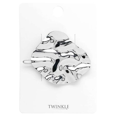 Заколка для волос TWINKLE Заколка для волос CRUMPLED SILVER