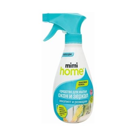 Средство для мытья стекол и зеркал MIMI HOME Средство для мытья окон и зеркал 
