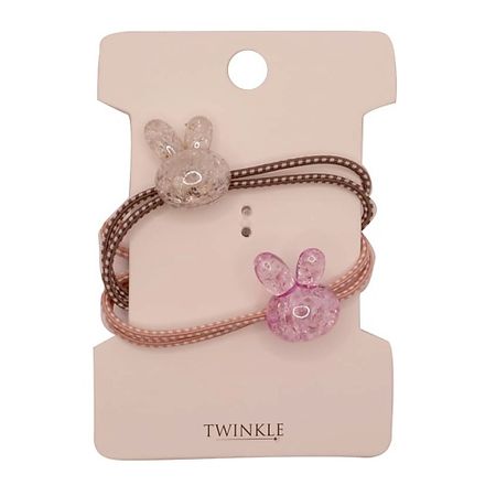 Набор резинок для волос TWINKLE Набор резинок для волос Rabbit для vw jetta gli golf 5 6 rabbit gti mk5 6 eos 1k0711461a 1kd 711 461a кожаный   для стояночного ручного тормоза автомобильные аксессуары