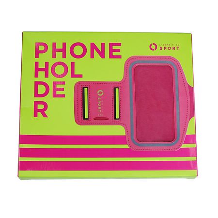 Держатель для телефона ЛЭТУАЛЬ L'ESPRIT DU SPORT Держатель для телефона на руку PINK