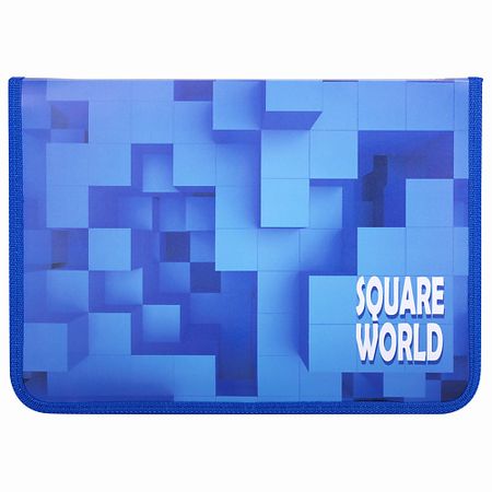 Папка для бумаг ЮНЛАНДИЯ Папка для труда на молнии Square world медаль героя советского социалистического труда