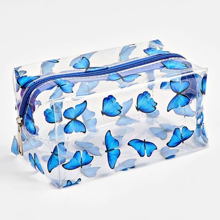Косметичка TRENDPLACE Косметичка пенал прозрачная органайзер дорожный прозрачная папка органайзер mengtai с блестками а5 а6