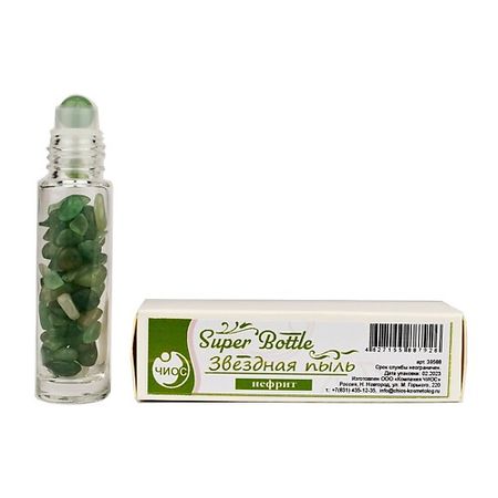 Массажер для лица ЧИОС Массажер Super Bottle Звездная пыль Нефрит бархатная косметичка звездная