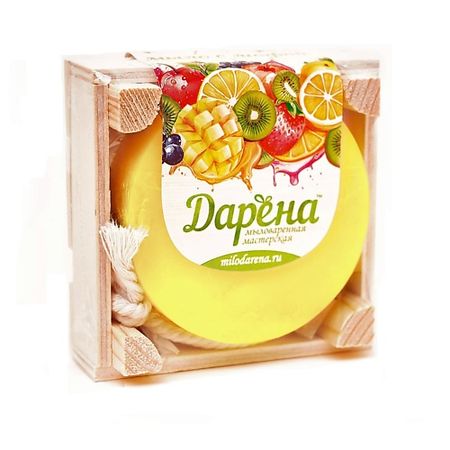 Мыло твердое ДАРЁНА МЫЛОВАРЕННАЯ МАСТЕРСКАЯ Мыло с люфой 