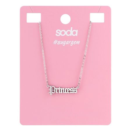 Ожерелье SODA Ожерелье PRINCESS #sugargem христианское ожерелье с крестом htisok