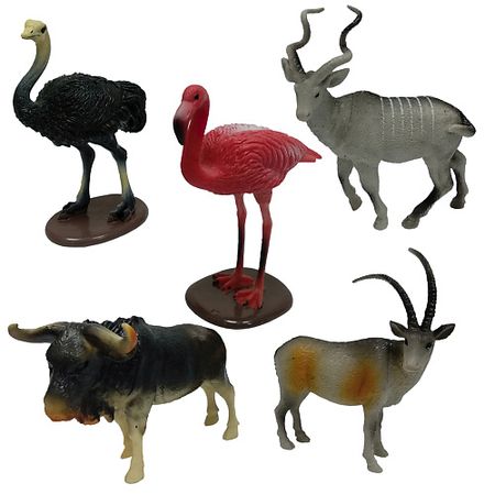 Игровой набор 1TOY Игровой набор В мире животных Африка игровой 1toy мой маленький мир мини 7х9х8 5 см