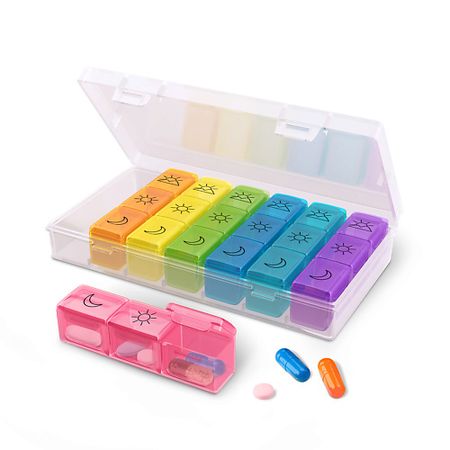 Таблетница DASWERK Таблетница-органайзер 7 дней/3 приема амбробене 7 5 мг мл 40 мл раствор для приема внутрь